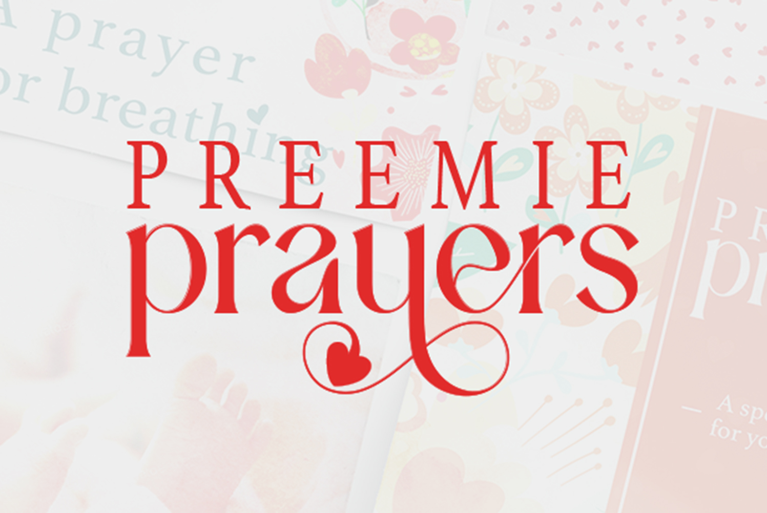 sample of preemie prayers logo mockup