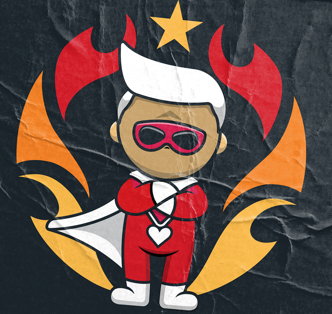 patch culture shirt - superstar design